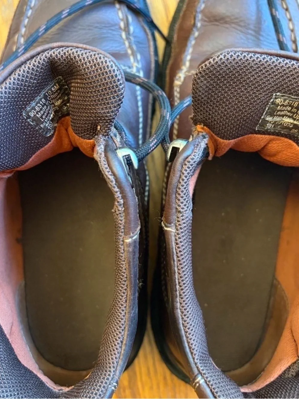 Vibram Casual Brown Boots Work Hiking  Size 10.5 Durable Laced Ankle High